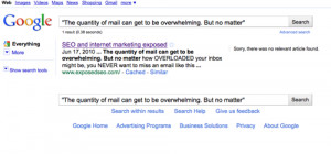 google search with quotes