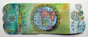Faith Journal-Center Left Circle Flap- quote from Pinterest