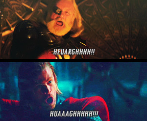 tom hiddleston Chris Hemsworth Thor loki anthony hopkins Odin no no i ...
