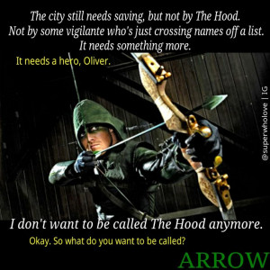 Oliver Queen is the Arrow - my edit! :3 - quote from 2x01 City of ...