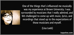 Lisa Loeb Quote