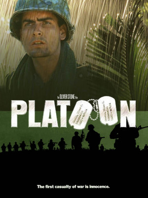 Platoon - movie poster idea: Platoon 1986, Phil Dogtags