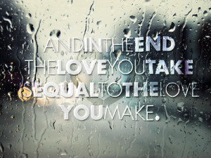 love quote the beatles the beatles quotes