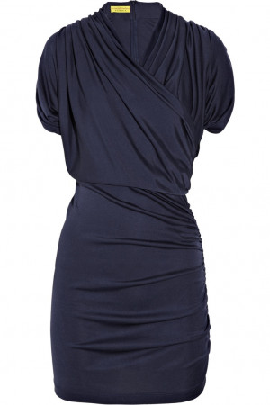 CATHERINE MALANDRINO – Wrap-effect silk-jersey dress pretty. work ...