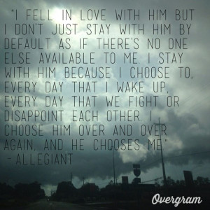 Allegiant - my favorite quote from the whole series