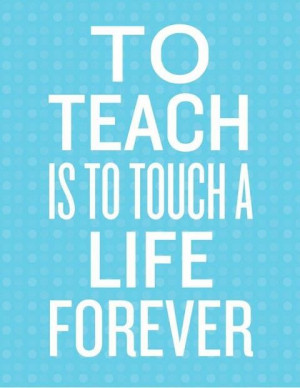 ... by their teacher. Relationships are essential to positive life impact