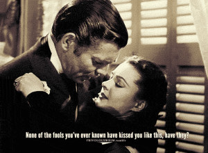 Go Back > Gallery For > Gone With The Wind Kiss