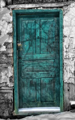 Old Door Hdr Photo
