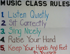 Music Class Rules!