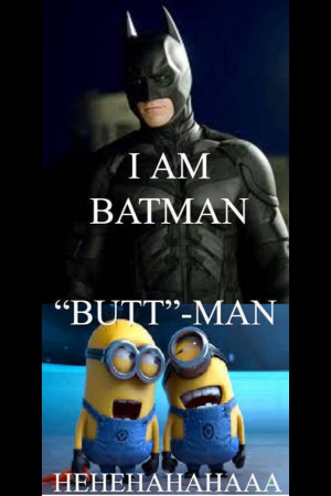 Hahahaha that's what happens when Ben Affleck is chosen as Batman!