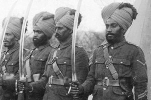 Although Sikhs made up only two per cent of the population of British ...