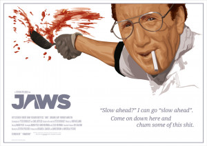 Jaws Quote Poster