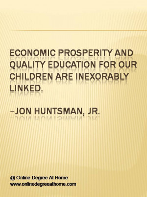 Quotes about education. Economic prosperity and quality education for ...