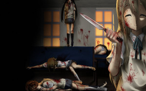 love school, a knife, a school wallpaper