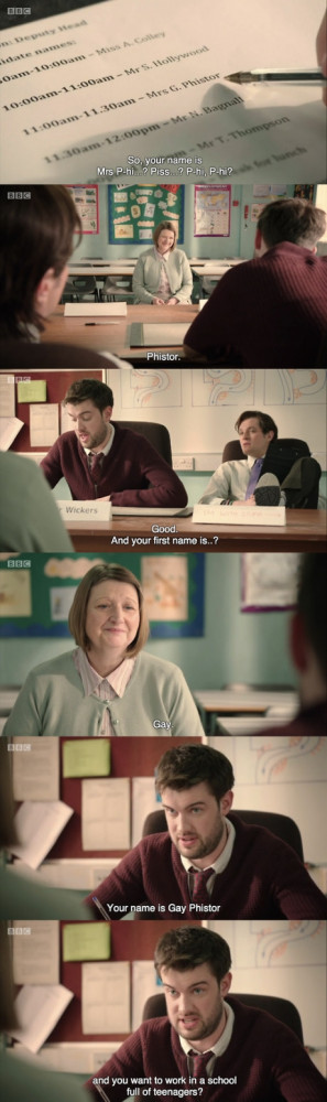 ... & Having A Name You Can Easily Twist In Bad Education Picture Quote
