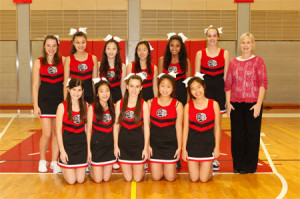 Girls High School JV Cheerleading