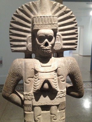Aztec god of death.: Aztec Artifact, Gods Heavens, Aztec Culture, Gods ...