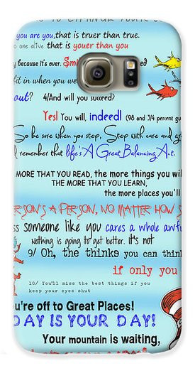 Dr Seuss Galaxy S6 Cases - Dr Seuss - Quotes to Change Your Life ...