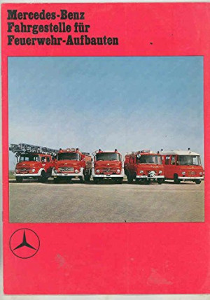 1972 Mercedes Benz Ladder Pumper Rescue Fire Truck Prest. Brochure ...