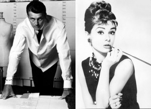 Designer Hubert de Givenchy and actress Audrey Hepburn in Breakfast At ...