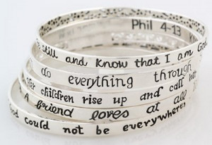 Bangles from Heaven: Silver-plated Bracelets