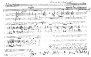Satie’s Vexations