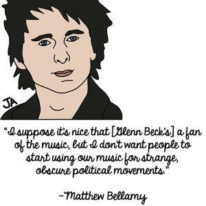 Matthew Bellamy's Thoughts on Fame, In Illustrated Form