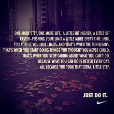 Nike Just Do It More Quotes Motivation Love