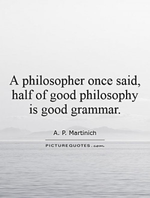 Good Grammar Quotes