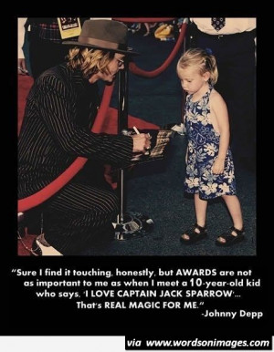 Johnny depp quote message