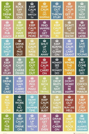 Home - Keep Calm & Carry On (Compilation) Poster
