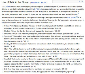 Kaffir in the Quran