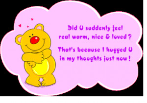 ... miss a loved one..hope your day gets better...here's a hug for you