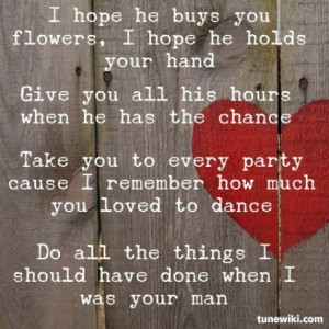 When I was your man - bruno mars