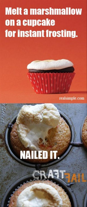 pinterest fails, funny cupcake