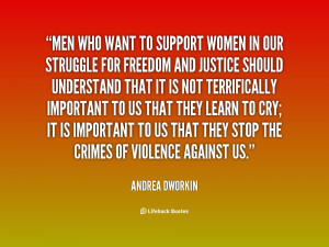 Men Supporting Women Quotes
