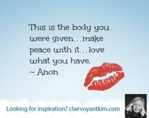 ... quotes at: http://clairvoyantkim.com #inspiration #quote #body