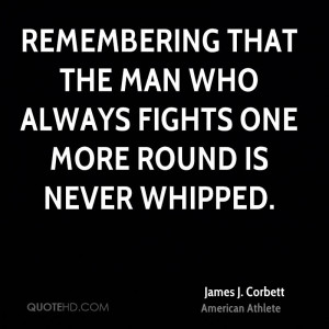 One More Round Jim Corbett Fight