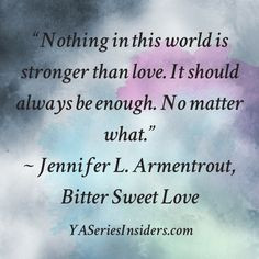 Jennifer Armentrout Bittersweet Love Cover