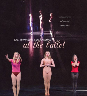 was pretty...I was happy...at the ballet