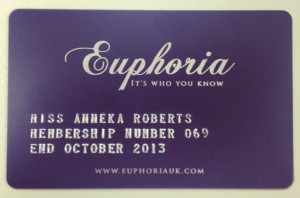 Introducing The Euphoria E-Card - The Most Impressive And Rewarding ...