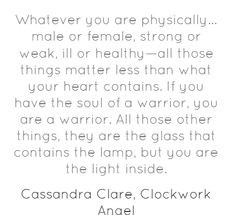 ... lamp but you are the light inside.