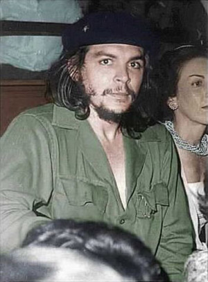 Che Guevara in his trademark olive-green military fatigues, June 2 ...