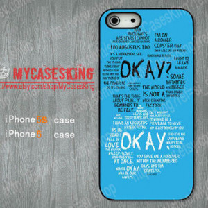 The Fault in Our Stars iPhone 5s case John Green iPhone 5s case Cover ...