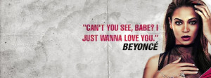 Beyonce Knowles Lyrics Facebook Cover