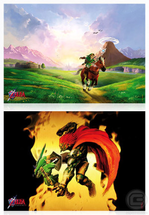 Legend of Zelda Ocarina of Time Poster