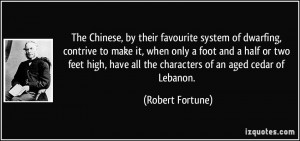 The Chinese, by their favourite system of dwarfing, contrive to make ...