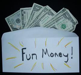 ... fun money and stopping at the atm when you are low on cash quote of
