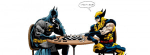 Batman Wolverine Chess Facebook Profile Timeline Cover Ultimate ...