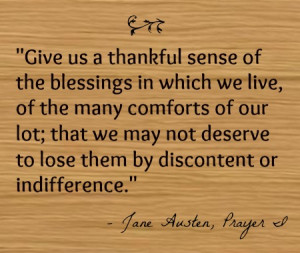 Happy Thanksgiving (from Jane Austen and Me)